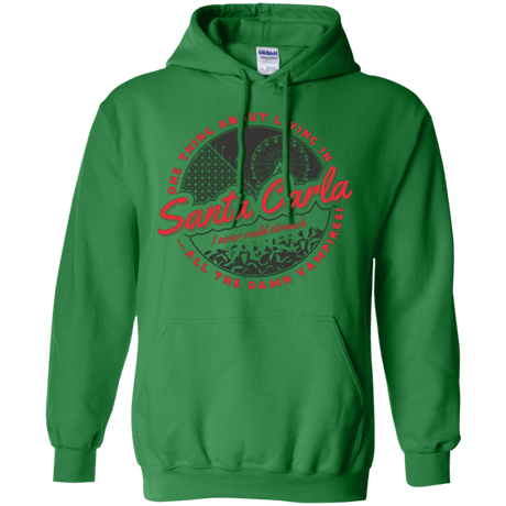 Sweatshirts Irish Green / Small Living in Santa Carla Pullover Hoodie