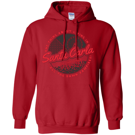 Sweatshirts Red / Small Living in Santa Carla Pullover Hoodie