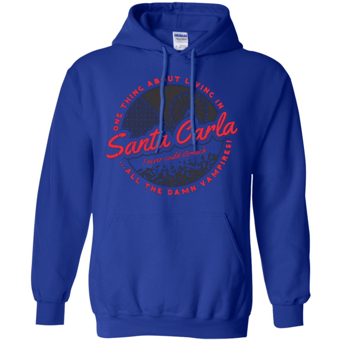 Sweatshirts Royal / Small Living in Santa Carla Pullover Hoodie