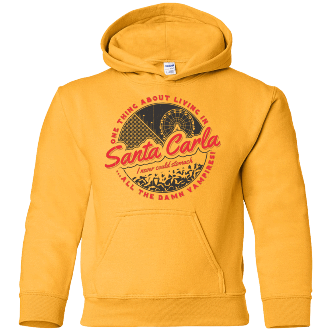Sweatshirts Gold / YS Living in Santa Carla Youth Hoodie