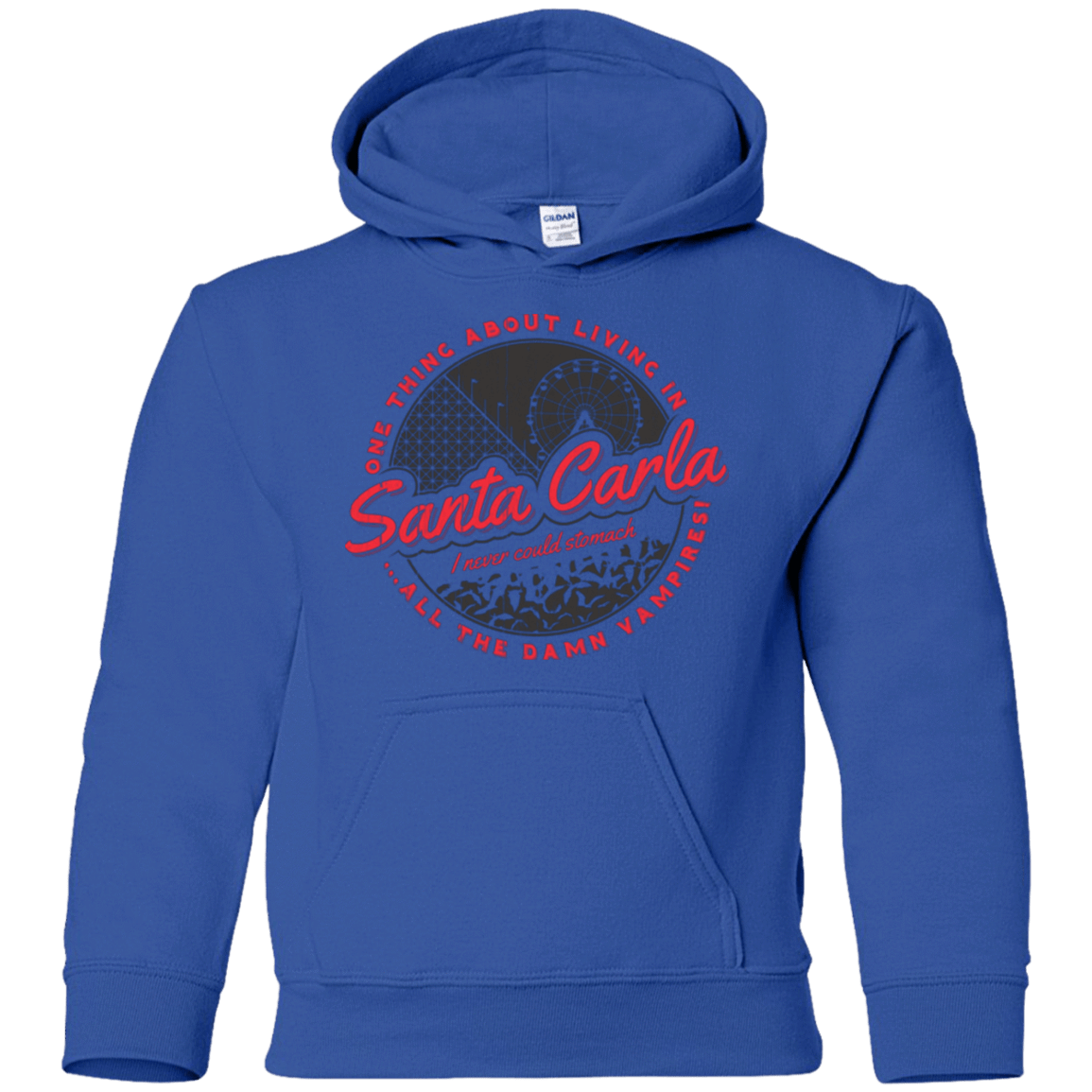 Sweatshirts Royal / YS Living in Santa Carla Youth Hoodie
