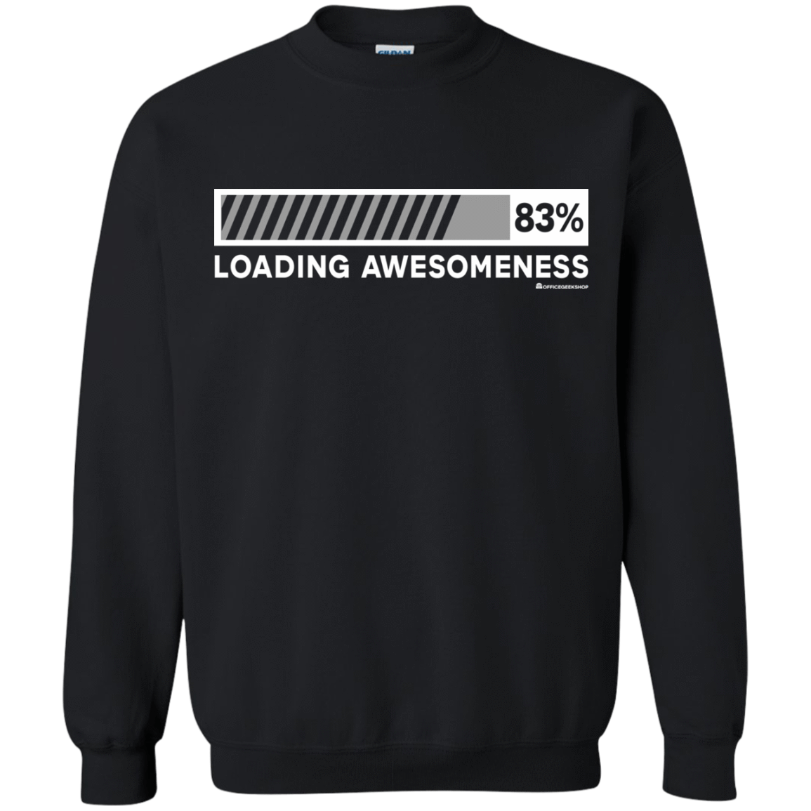 Sweatshirts Black / Small Loading Awesomeness Crewneck Sweatshirt