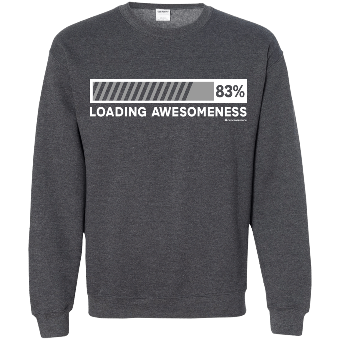 Sweatshirts Dark Heather / Small Loading Awesomeness Crewneck Sweatshirt