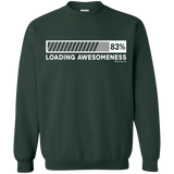 Sweatshirts Forest Green / Small Loading Awesomeness Crewneck Sweatshirt