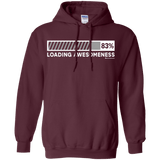 Sweatshirts Maroon / Small Loading Awesomeness Pullover Hoodie