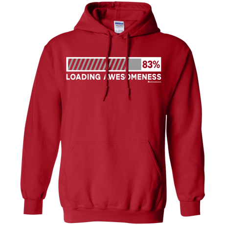 Sweatshirts Red / Small Loading Awesomeness Pullover Hoodie