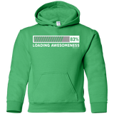 Sweatshirts Irish Green / YS Loading Awesomeness Youth Hoodie