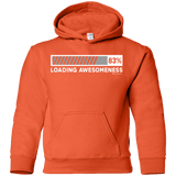 Sweatshirts Orange / YS Loading Awesomeness Youth Hoodie