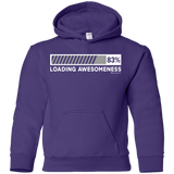 Sweatshirts Purple / YS Loading Awesomeness Youth Hoodie