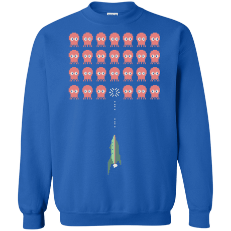 Sweatshirts Royal / Small Lobster invaders Crewneck Sweatshirt