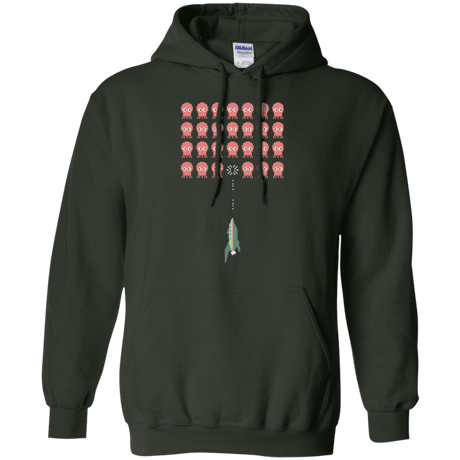 Sweatshirts Forest Green / Small Lobster invaders Pullover Hoodie