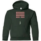 Sweatshirts Forest Green / YS Lobster invaders Youth Hoodie