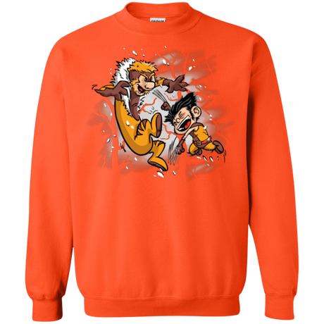 Sweatshirts Orange / Small Logan and Victor Crewneck Sweatshirt