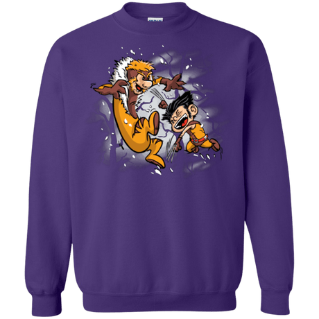 Sweatshirts Purple / Small Logan and Victor Crewneck Sweatshirt