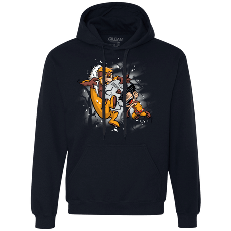 Sweatshirts Navy / Small Logan and Victor Premium Fleece Hoodie