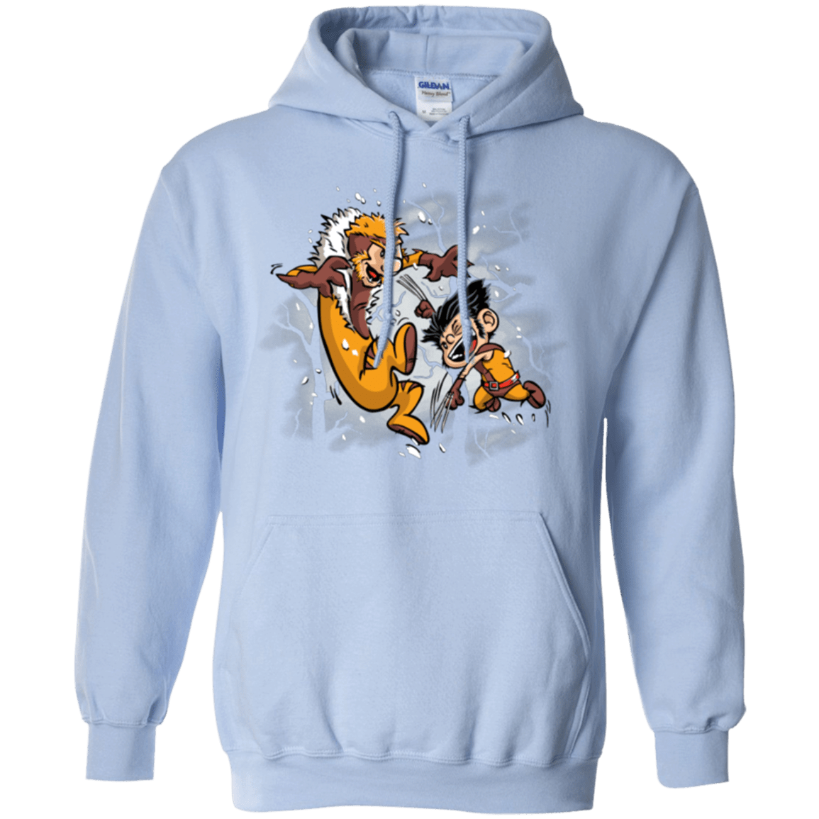 Sweatshirts Light Blue / Small Logan and Victor Pullover Hoodie