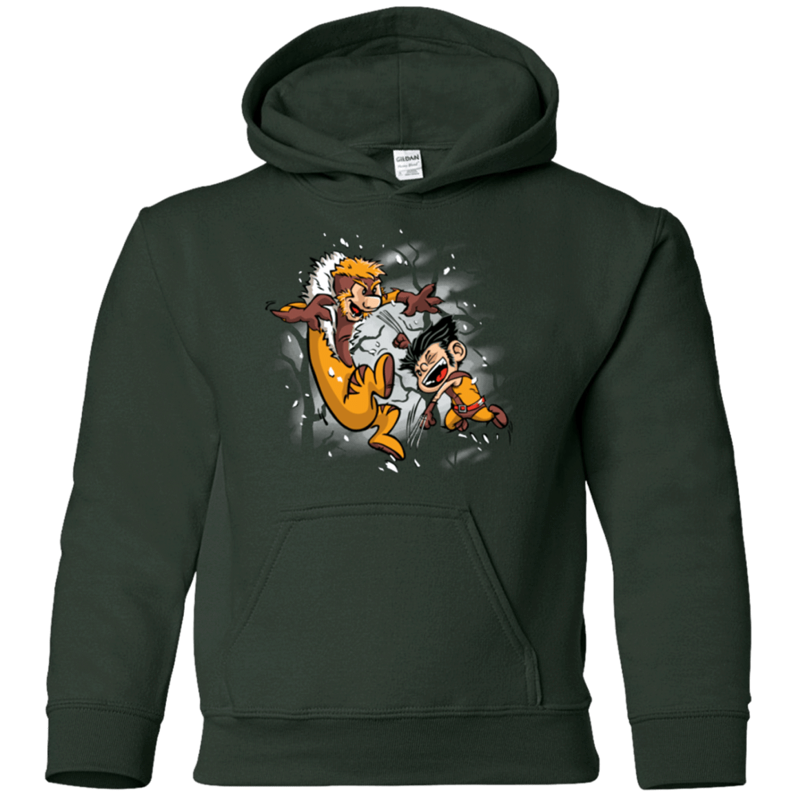 Sweatshirts Forest Green / YS Logan and Victor Youth Hoodie