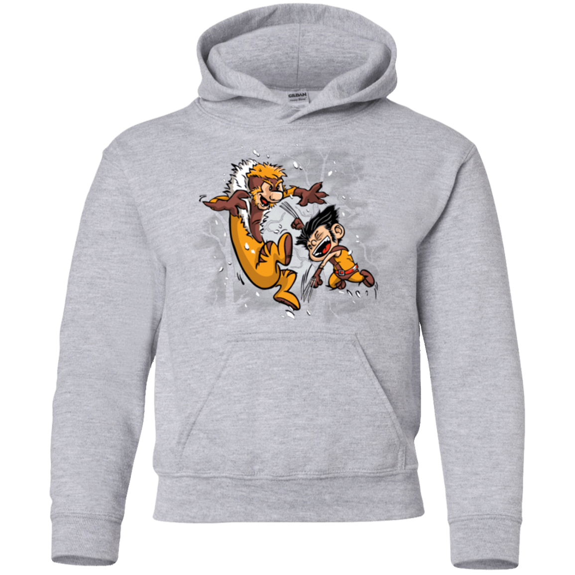 Sweatshirts Sport Grey / YS Logan and Victor Youth Hoodie
