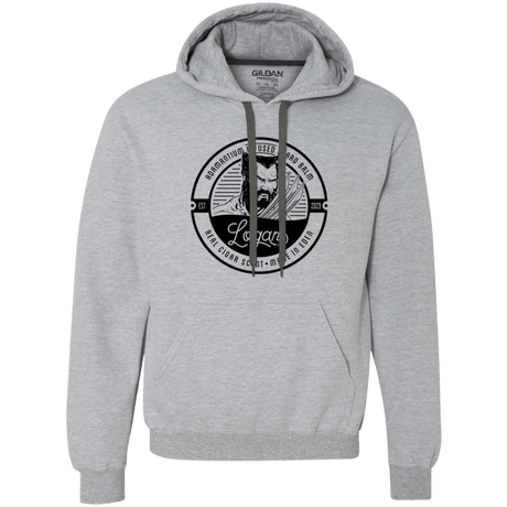 Sweatshirts Sport Grey / Small Logans Beard Balm Premium Fleece Hoodie