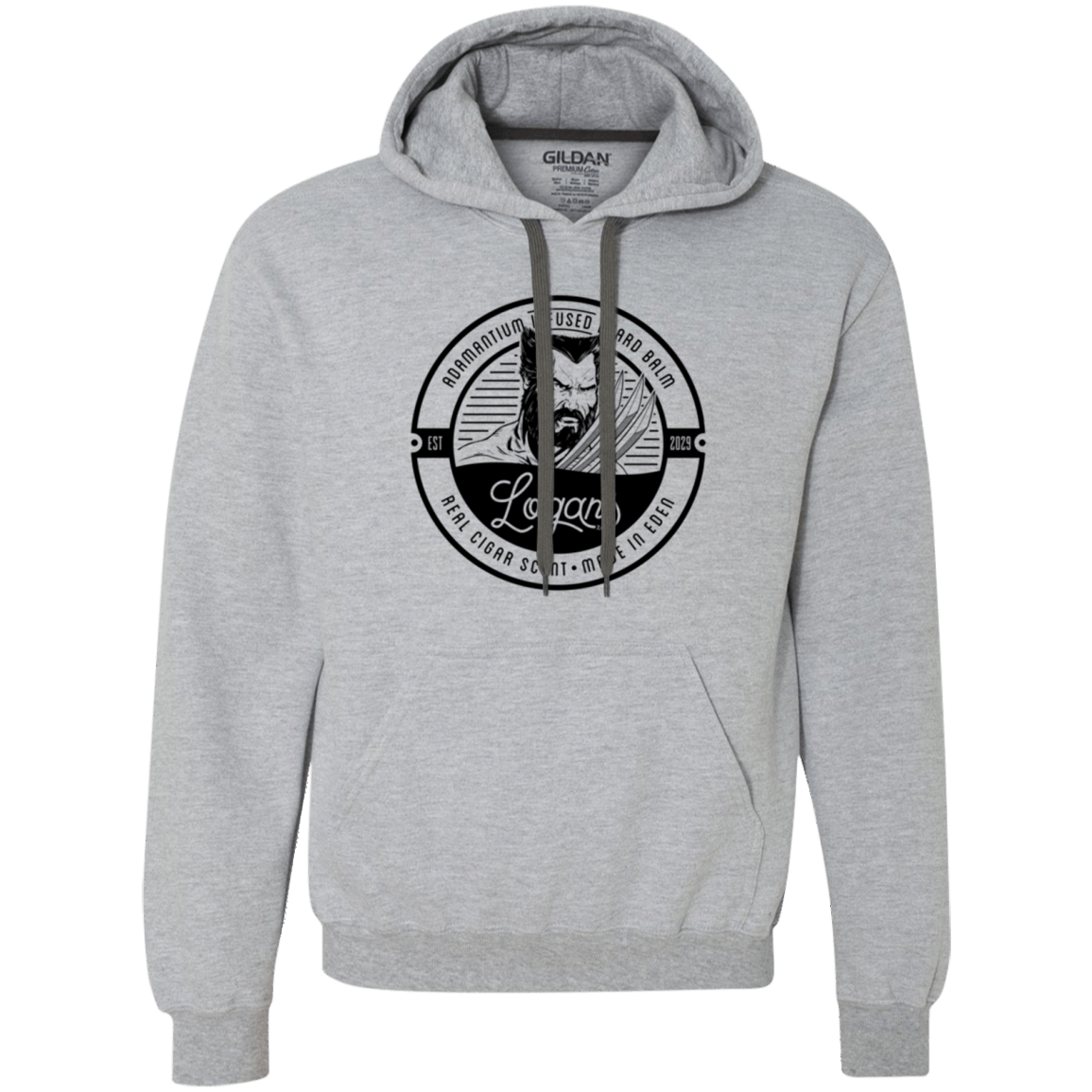 Sweatshirts Sport Grey / Small Logans Beard Balm Premium Fleece Hoodie