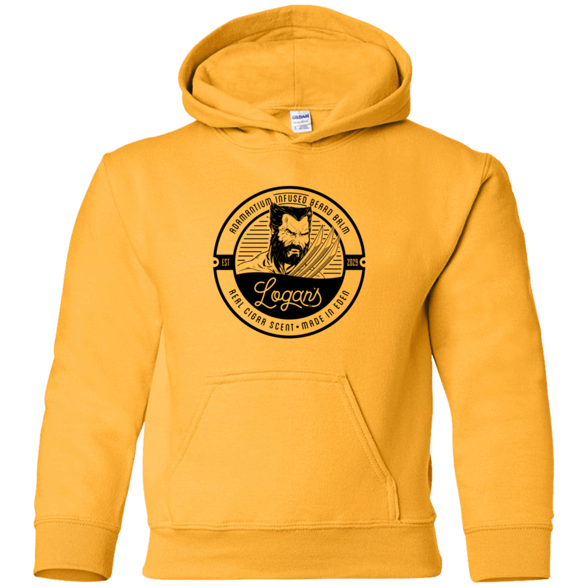 Sweatshirts Gold / YS Logans Beard Balm Youth Hoodie