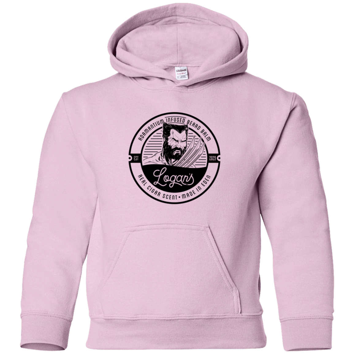 Sweatshirts Light Pink / YS Logans Beard Balm Youth Hoodie