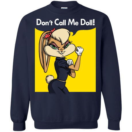 Sweatshirts Navy / S Lola Dont Call me Doll Crewneck Sweatshirt