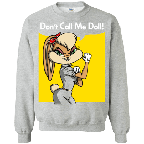Sweatshirts Sport Grey / S Lola Dont Call me Doll Crewneck Sweatshirt
