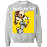Sweatshirts Sport Grey / S Lola Dont Call me Doll Crewneck Sweatshirt