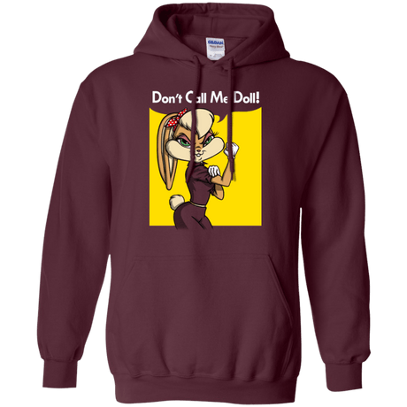 Sweatshirts Maroon / S Lola Dont Call me Doll Pullover Hoodie