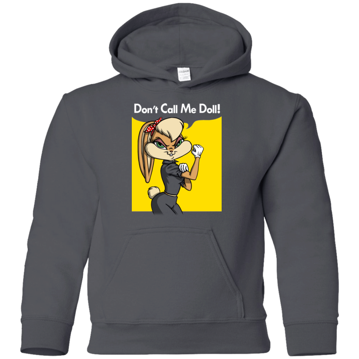 Sweatshirts Charcoal / YS Lola Dont Call me Doll Youth Hoodie