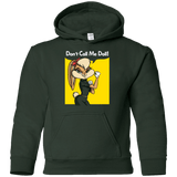 Sweatshirts Forest Green / YS Lola Dont Call me Doll Youth Hoodie