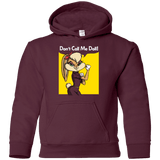 Sweatshirts Maroon / YS Lola Dont Call me Doll Youth Hoodie