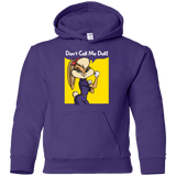 Sweatshirts Purple / YS Lola Dont Call me Doll Youth Hoodie