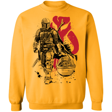 Sweatshirts Gold / S Lone Hunter and Cub Crewneck Sweatshirt