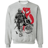 Sweatshirts Sport Grey / S Lone Hunter and Cub Crewneck Sweatshirt