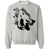 Sweatshirts Ash / Small Lone wolf Crewneck Sweatshirt