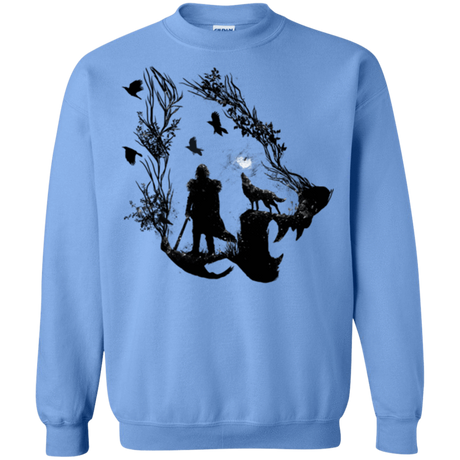 Sweatshirts Carolina Blue / Small Lone wolf Crewneck Sweatshirt