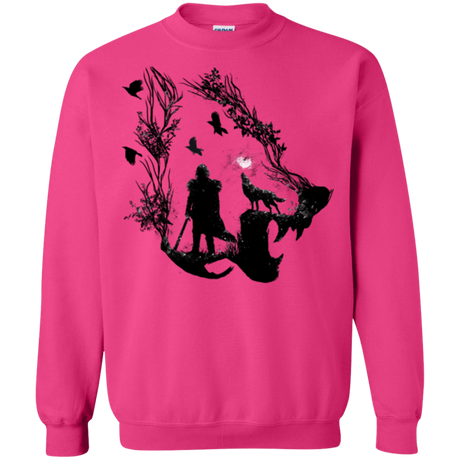 Sweatshirts Heliconia / Small Lone wolf Crewneck Sweatshirt