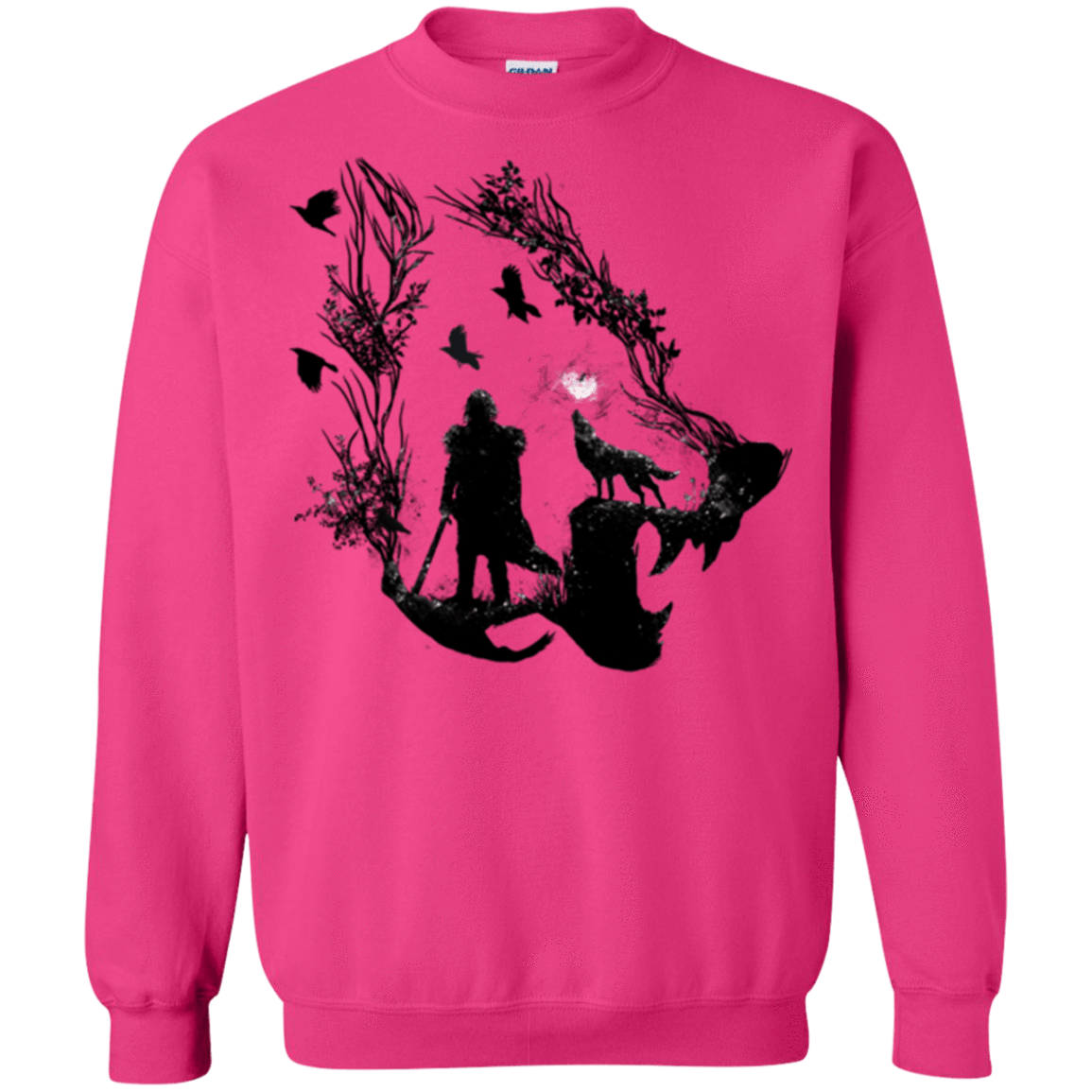 Sweatshirts Heliconia / Small Lone wolf Crewneck Sweatshirt