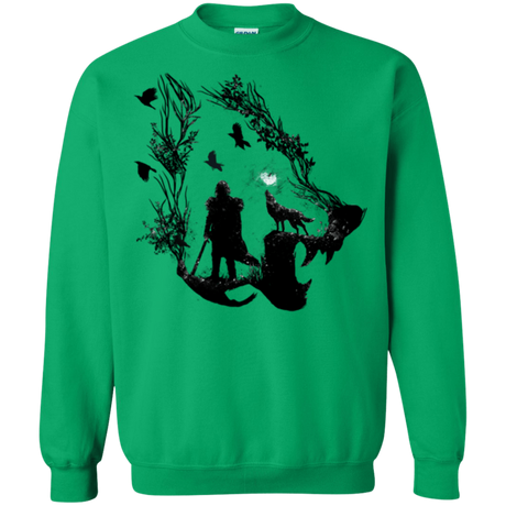 Sweatshirts Irish Green / Small Lone wolf Crewneck Sweatshirt