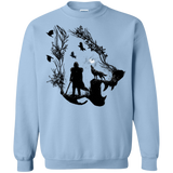 Sweatshirts Light Blue / Small Lone wolf Crewneck Sweatshirt
