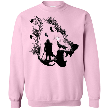 Sweatshirts Light Pink / Small Lone wolf Crewneck Sweatshirt