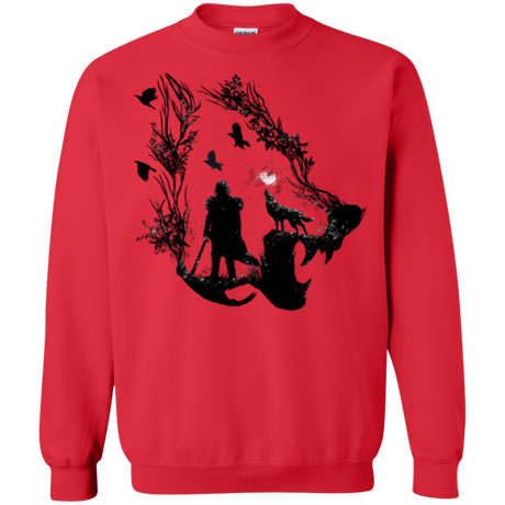 Sweatshirts Red / Small Lone wolf Crewneck Sweatshirt