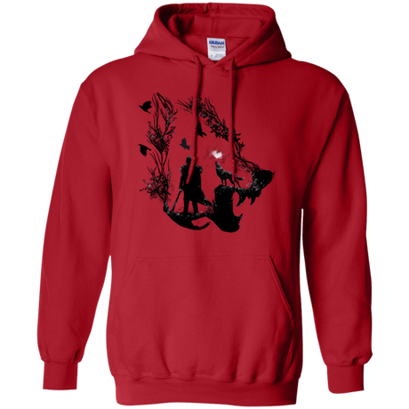 Sweatshirts Red / Small Lone wolf Pullover Hoodie
