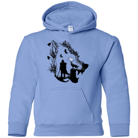 Sweatshirts Carolina Blue / YS Lone wolf Youth Hoodie