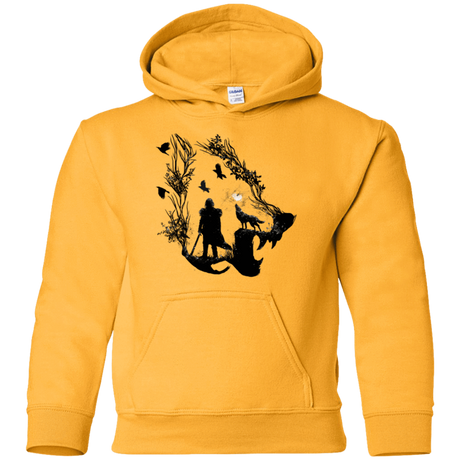 Sweatshirts Gold / YS Lone wolf Youth Hoodie