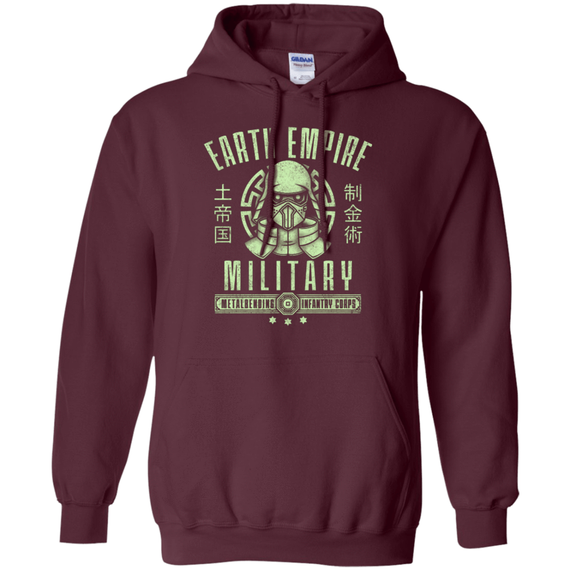 Sweatshirts Maroon / Small Long Live Kuvira Pullover Hoodie