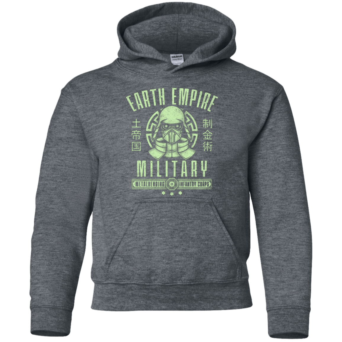 Sweatshirts Dark Heather / YS Long Live Kuvira Youth Hoodie