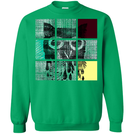 Sweatshirts Irish Green / S Looking Glass Owl Crewneck Sweatshirt